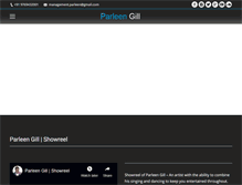 Tablet Screenshot of parleengill.com